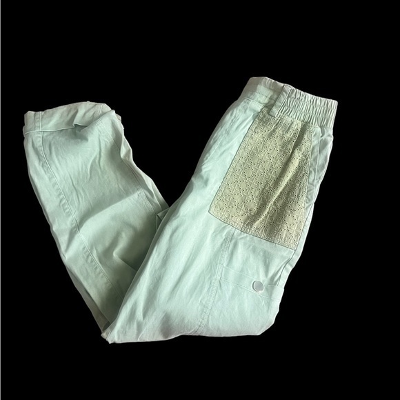 Soft‎ Surroundings Green Roll-Up Pants XS - Picture 1 of 8